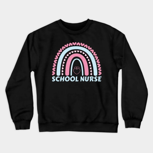 school nurse Crewneck Sweatshirt by Quardilakoa